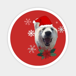 Merry Christmas Pyr Magnet